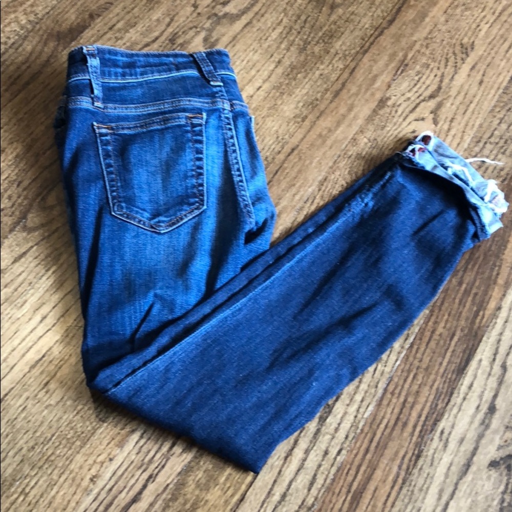 Cuffed Joes jeans.